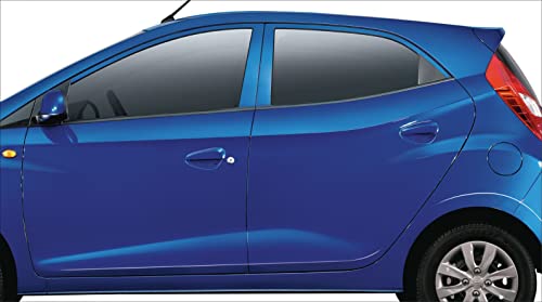 Image of BFRC 3D Gel Finish Car Door Transparent Handle Cup Scratch Guard Sticker Universal for Specific Brand (Pack of 4) (MRDRVAR) (EON Hyundai)