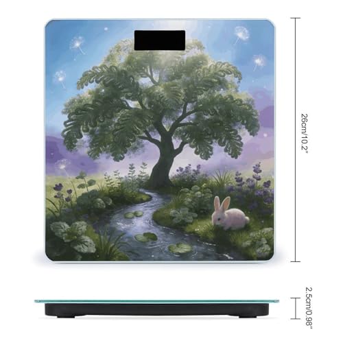 Jardin D'Ete - Báscula Digital para Baño con Cristal Templado miniatura 2