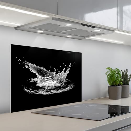 KitchenYeah© Credence Adhesive Pour Cuisine 50x70 cm Panneau Mural Adhesif Fond De Hotte Plaque Pvc Murale Peel And Stick Protege Mur Eau - Éclaboussure -...