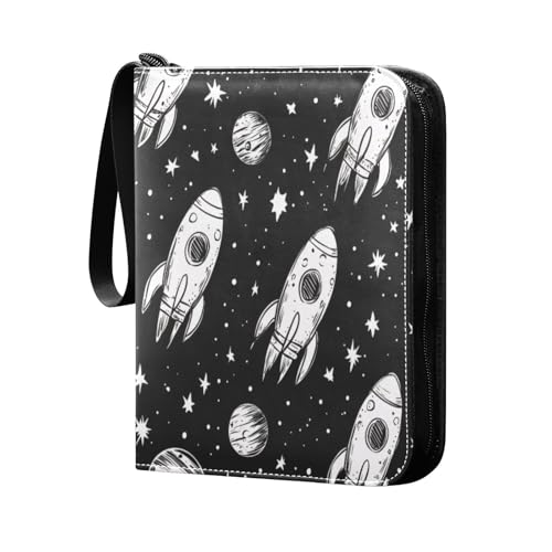 Raccoglitore per carte da gioco con 4 tasche 400 per collezionabili album di per da calcio baseball