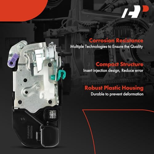 Image of A-Premium Rear Left Driver Side Door Lock Actuator | Compatible with Jeep Commander 2006-2010 Sport Utility