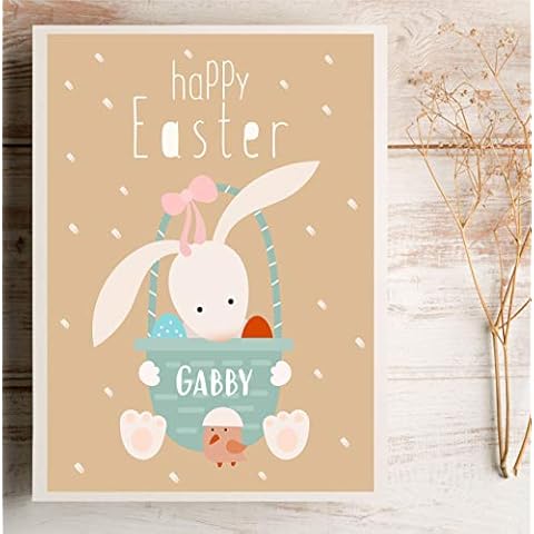 Personalised Easter Gnome Greetings Card Cover
