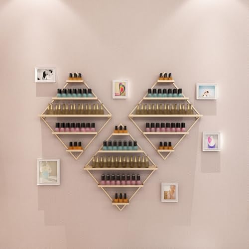 Présentoir mural pour vernis à ongles, maquillage et huiles essentielles