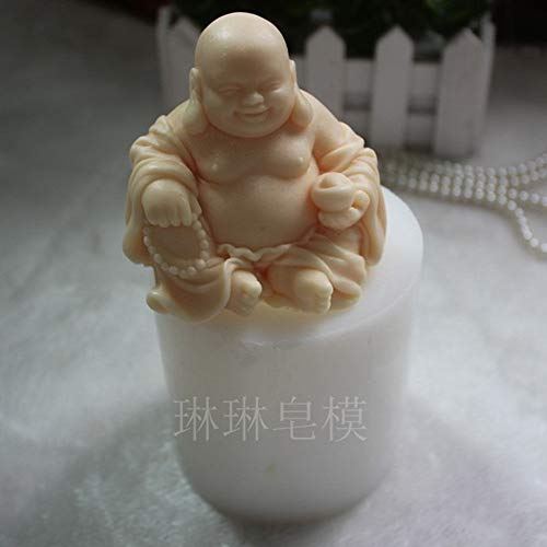 Buddha 3D Candle Mold Silicone Soap Molds Soap Molds For Soap Making Silicon Molds For Soaps Diy Craft Handmade Soap Candle Plaster Resin Mould (12030) #TOP2