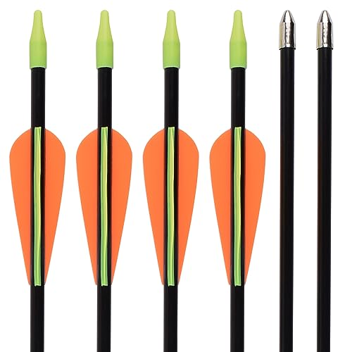 YLS Fiberglass Arrows Archery 30Inch Target Shooting Practice Safetyglass Recurve Bows Suitable for