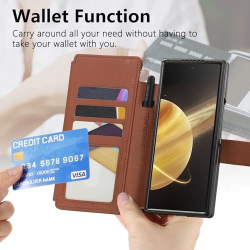 Coque Honor Magic V5 luxe en cuir détachable et finitions premium