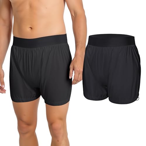 Carer Adult Diaper Cover Noiseless Waterproof Incontinence Underwear with Adjustable Leg Buckles Adult Leakproof Underwear for Incontinence Reusable Protective...