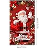 Weihnachtsbanner Für Die Tür – 180x90 Cm, Mit Seil, Weihnachtsmann & Hund Motiv | Festliche Türdekoration Für Weihnachten