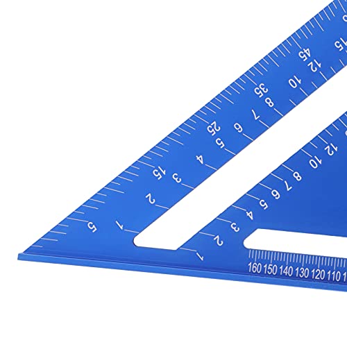 Regla triangular para ángulos 12in alumin y madera 45° miniatura 7