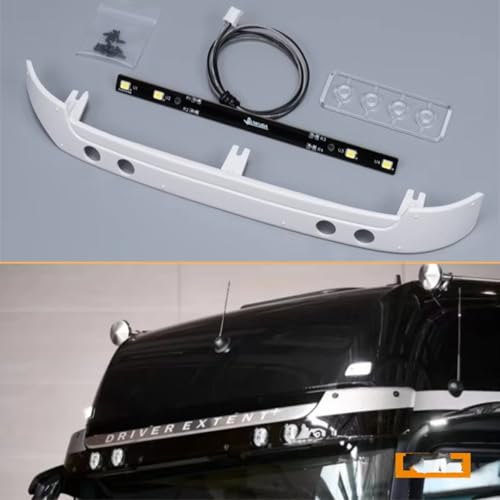 Piezas Tamiya Actros 1/14 luces visera techo camión coche RC 3