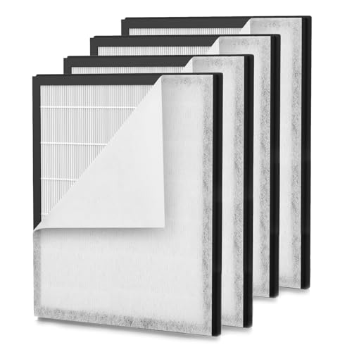 4 Packs MOOKA Genuine Washable Filter Replacement for C300