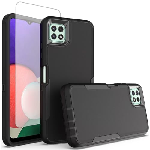 Coque Galaxy A22 5G et Celero 5G avec protège-écran verre trempé