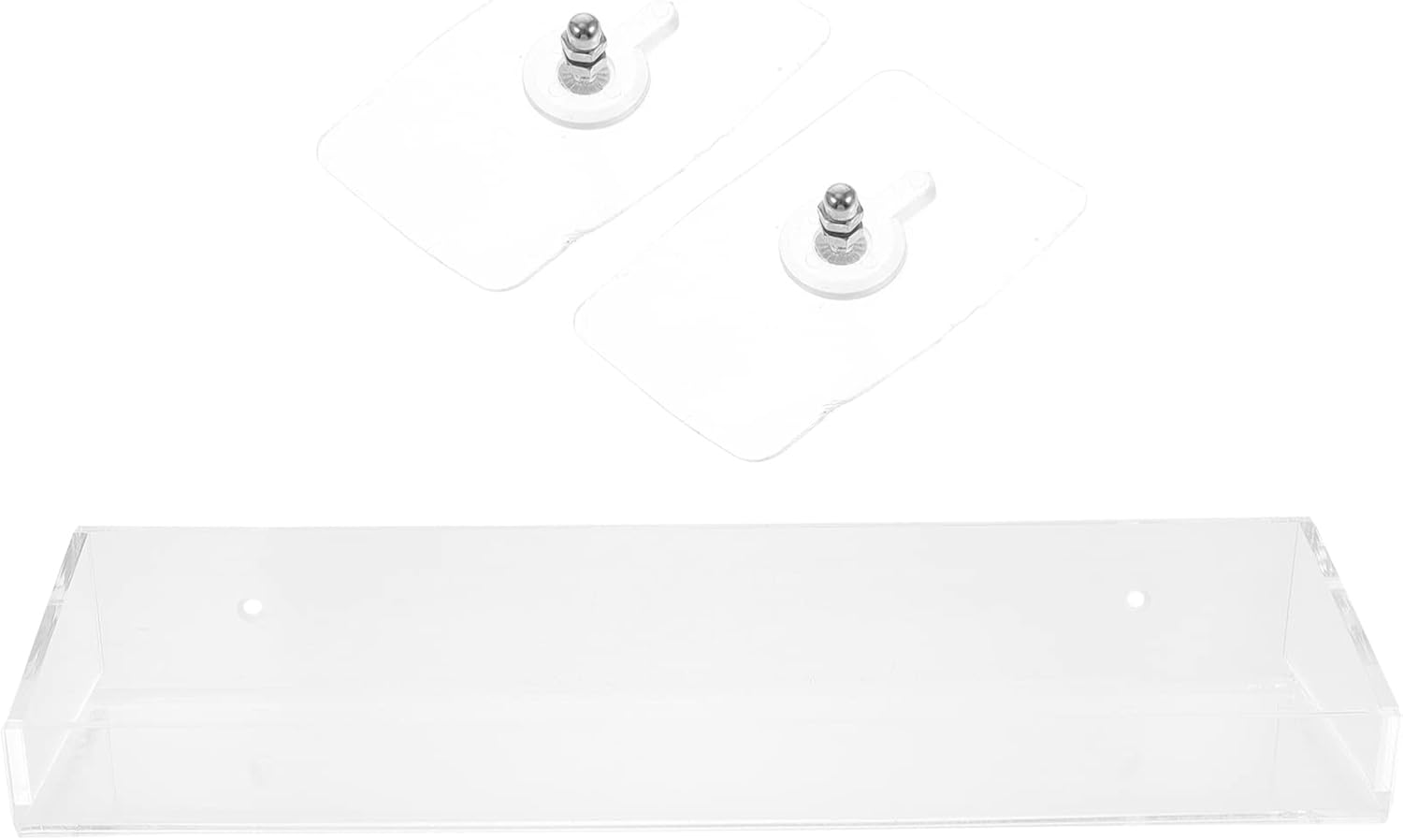 DOITOOL Invisible Acrylic Floating Wall Ledge Shelf 15in