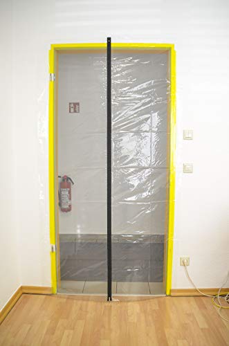 Staubschutztür Scorprotect transparente Folien 210 cm x 110 cm