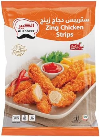 Al Kabeer Zing Spicy Chicken Strips 750 g