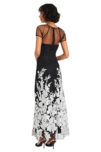 Maggy London Elegant Long Illusion Sweetheart Neckline | Formal Dresses for Women3
