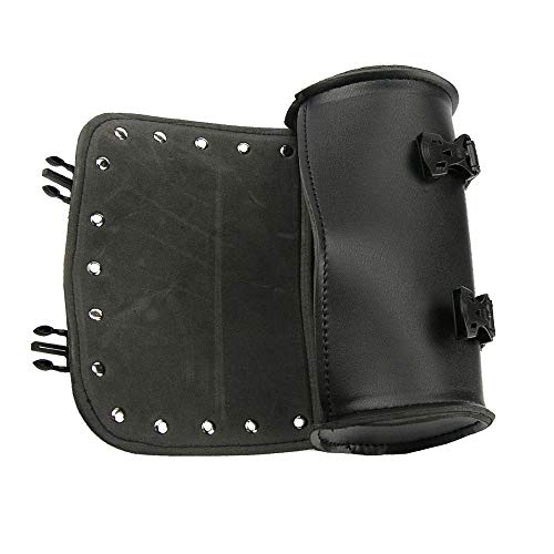GoolRC Motocicleta Fork Bag, Bolsa universal de couro PU com bolso interno com zíper para Honda Kawa