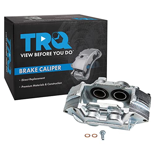 Image of TRQ Front Left Brake Caliper Drivers Side | For 2015-2019 Chevrolet Colorado GMC Canyon