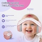 YingErTool Ochrona słuchu dla niemowląt – 21 dB, Rosa, jeden rozmiar