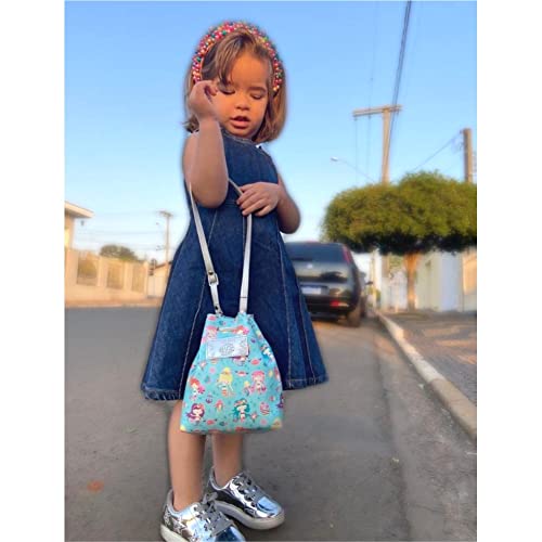 Bolsa Infantil Feminina Sereias Fundo do Mar, Magicc