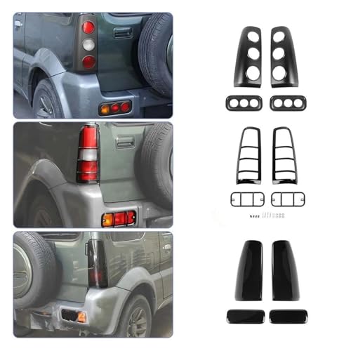 Cubierta protectora para luz trasera Suzuki Jimny 2007-2017 - Embellecedor trasero Shape B resistente 6