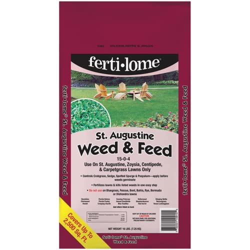 Fertilome (10915) St. Augustine Weed & Feed 15-0-4 (16 lbs.)
