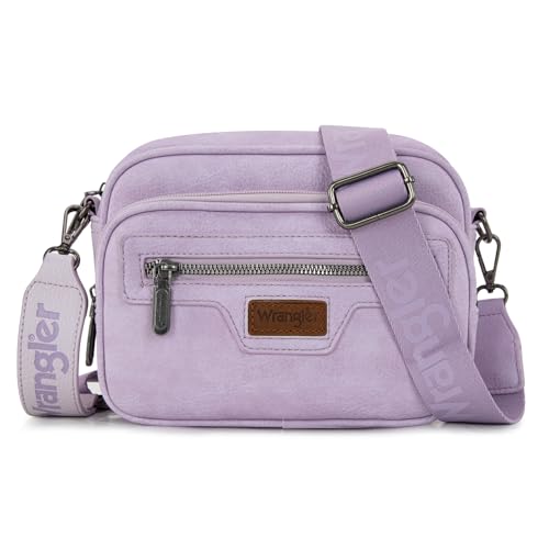 Image of Wrangler Crossbody Bag for Women Multi Pocket Crossover Bag Shoulder Pursea with Adjustable Strap