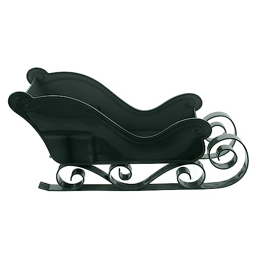 KONTONTY Christmas Party Sleigh Ornament Miniature Sleigh Model Decor Tree Hanging Sleigh Charm for Holiday Decor