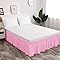 Amazon.com: Toodou Queen Pink Bed Skirt – Hotel-Quality Ruffles for ...