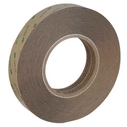 Image of 3M(TM) Adhesive Transfer Tape 9472LE Clear, 1 in x 60 yd 5.2 mil, 9 Rolls per case (Pack of 9)