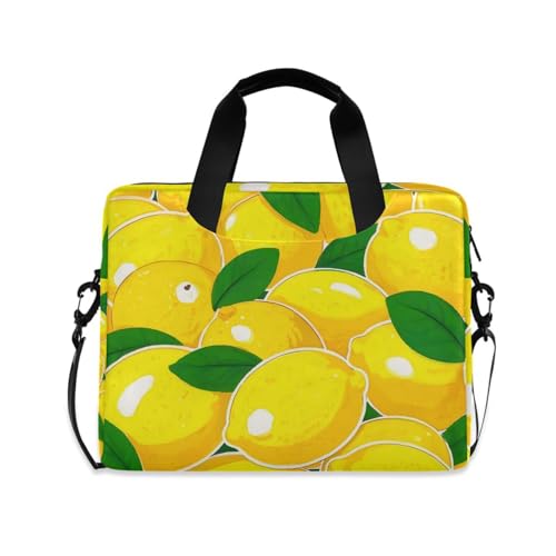 Sacoche ordinateur portable 15,2 cm avec bandoulière anti-fatigue citron