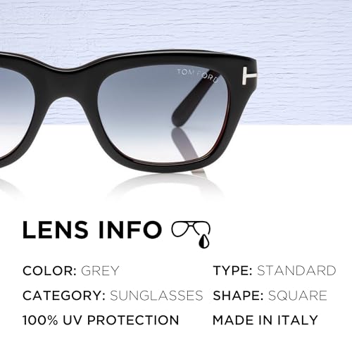 Tom Ford FT0237 SNOWDON Square Shape Sunglasses + Bundle With eSHADES Eyewear Cleaning Kit4