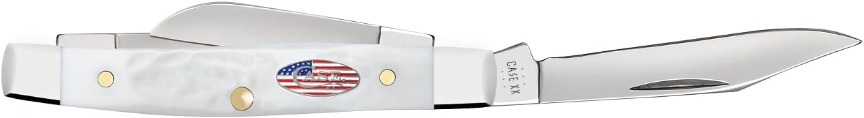 Case Cutlery CA14106: Stockman White Synthetic