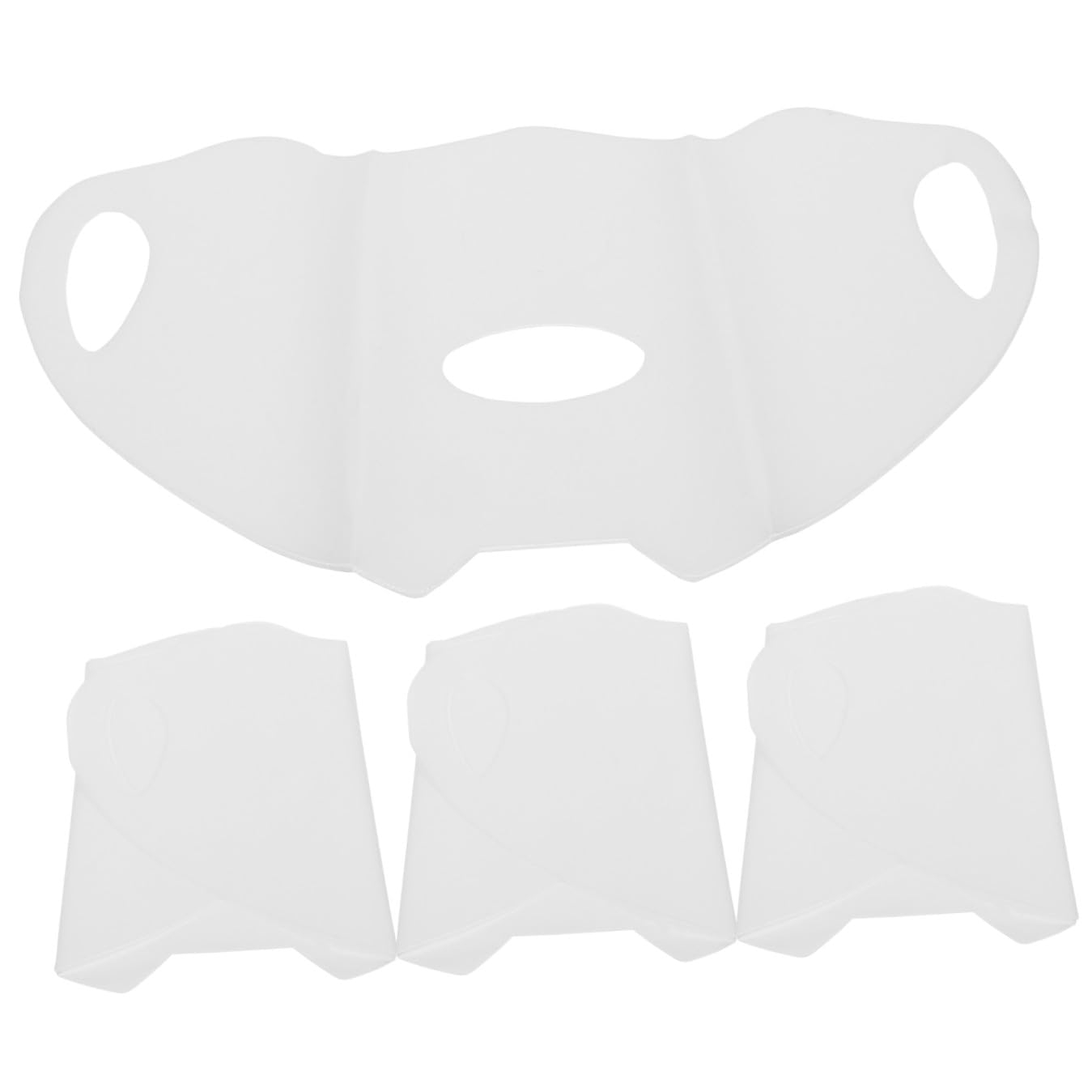 BESPORTBLE 12 Pz Maschera Gel Per Il Viso Copertura Per La Protezione Del Viso Maschera Per Il Viso in Gel Prodotti Skincare Viso Cover Protettiva Tessuto Elastico
