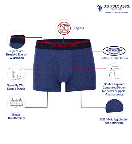 Image of U.S. Polo Assn. Men Trunks (Color & Print May Vary)
