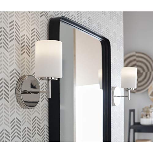 Image of Progress Lighting P2131-104 Replay Bath & Vanity, 1-Light, Polished Nickel