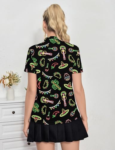 Women's Polo Shirts Casual Collared Tennis Shirts Golf Shirts Quick Dry Short Sleeve Golf Polos Summer Tops3