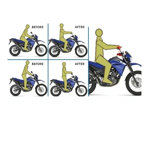 Abrazadera elevadora de manillar de moto para WR250R y XT250 2