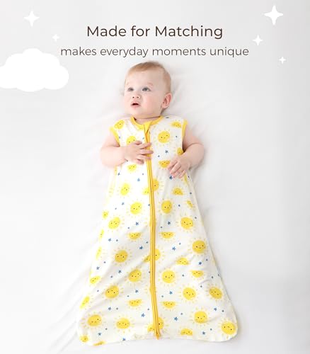 Image of Baby Sleep Sack Soft Wearable Blanket 2-Way Zipper Sleeping Bag for Girls Boys 0-3T, Viscose Made from Bamboo