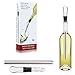 Wine Chiller, PTTECH 3 in 1 Stainless Steel Wine Bottle Cooler Stick Chiller with Aerator and Pourer for Merlot Beer Whiskey Cocktails Grape/Wine Accessory