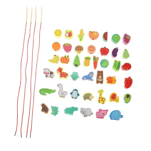 Idée cadeau enfant : jeu de perles en bois éducatif pour garçon et fille