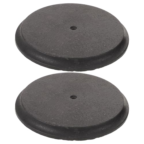 Poids pour poubelle extérieure lot de 2 bases lestées de 12x12 cm