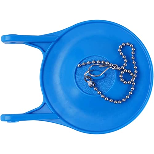 Hygie Rinse Toilet Flappers Replacement Compatible with Gerber 99-788, 2PCS High Performance Water Saving Blue Rubber Toilet Flapper Fits Most 3" Toilets Tank Valve, Easy to Install - Thumbnail 2
