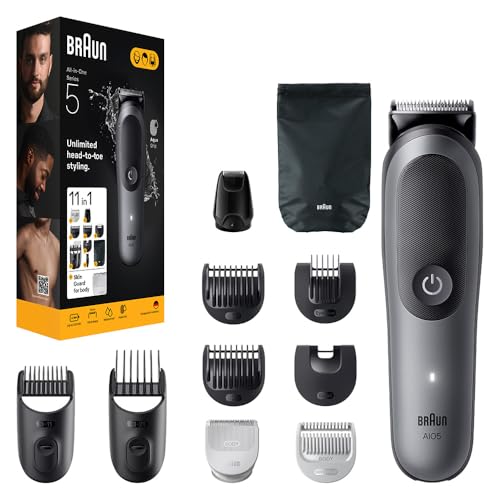 Image of Braun Series 5 All-in-One, 11-in-1 Grooming Kit, Ultra Sharp Blade - AIO5560