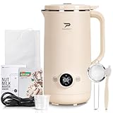 8 in 1 Nut Milk Maker Machine,(27oz/800ml) Soy Milk Maker for Homemade Almond, Oat, Coconut, Juice, Milkshake, Grains, Creamy Soup, Plant Based and Non Dairy Beverages with Delay Start/Self-Cleaning