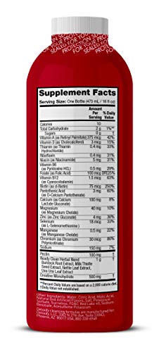 Detoxify â Ready Clean Herbal Cleanse â Tropical â 16 oz â Professionally Formulated Herbal Detox Drink â Enhanced with Milk Thistle Seed Extract & Burdock Root Extract â Plus Sticker. - Image 3