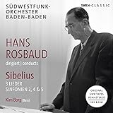 sibelius berliner philharmoniker cd  Hans Rosbaud dirigiert Jean Sibelius
