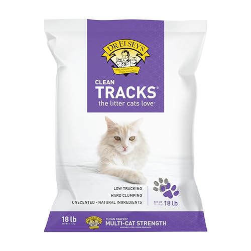Dr. Elsey's Clean Tracks Clumping Clay Cat Litter 18 lb. Bag