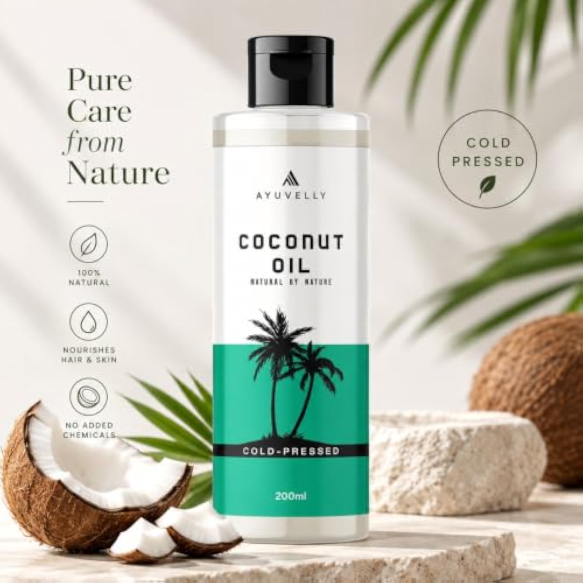 Coconut Oil for Hair Growth and Damage Repair
