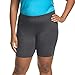 Just My Size Women's Plus-Size Stretch Jersey Bike Short, Charcoal Heather, 3X